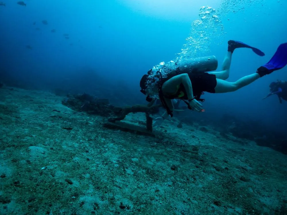 buceo en mar abierto